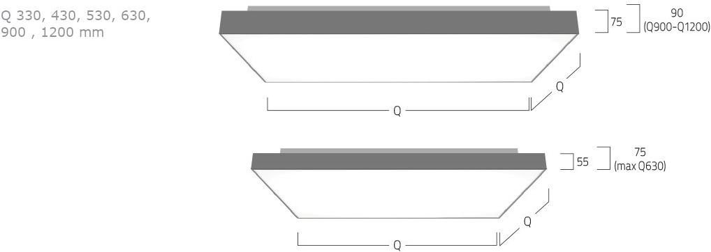 Lightnet Светодиодный потолочный светильник Cubic sun-id-1404415 - Вид №1