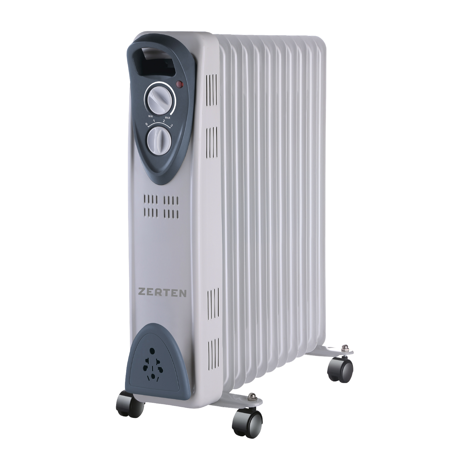 9021191 Масляный обогреватель Zerten MRT-25 серый STDN-0066080