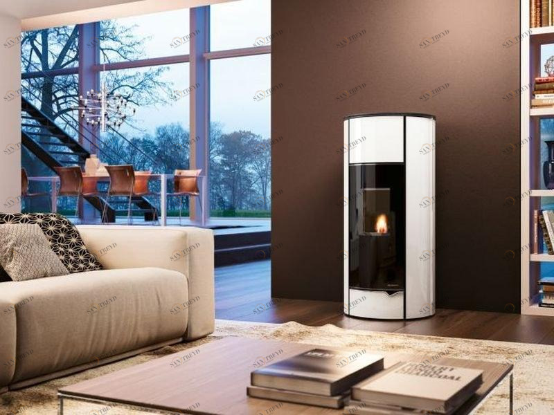 PALAZZETTI Пеллетная печь из стали и стекла класса а ++ sun-id-1408747