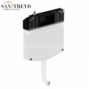 CAINTE2 Цистерна двойного слива для плиточных стен и установки унитаза 86 см Черный Globo ACCESSORIES Италия