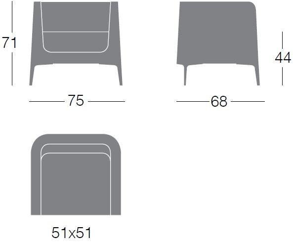Segis Кресло с подлокотниками Alphabet I805 - Вид №5