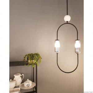 Aromas C1265 черный + белый мрамор подвесная люстра