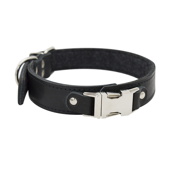 ПР0048288 Ошейник для собак Fast Line быстросъемный 30мм 55см черный ZOOEXPRESS 