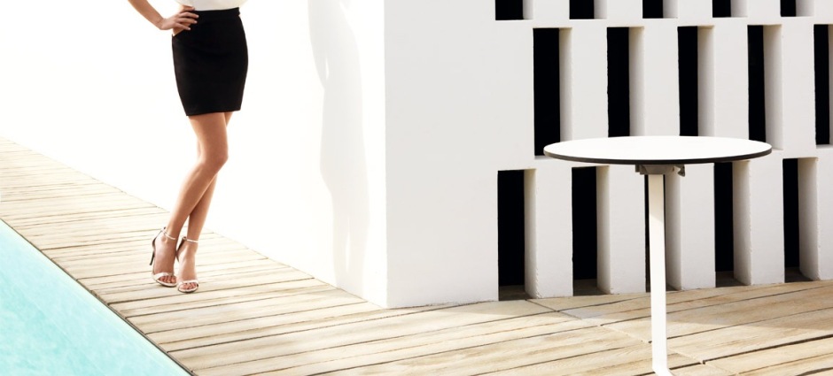 102174 Столик 66008T+66101 white Vondom Delta