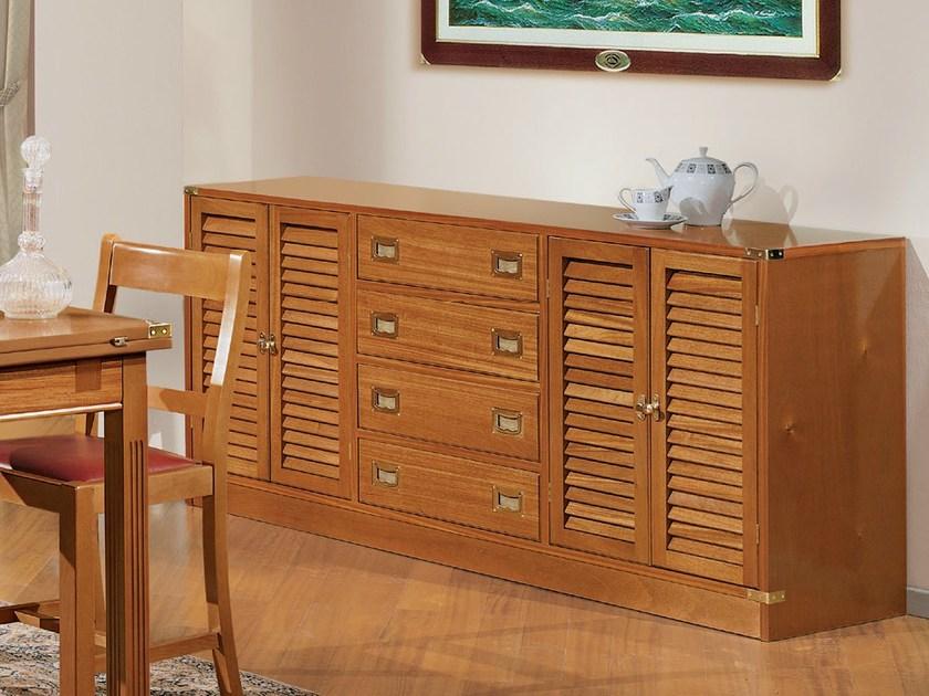 Caroti Комод деревянный с распашными дверцами с ящиками  707  - Вид №1