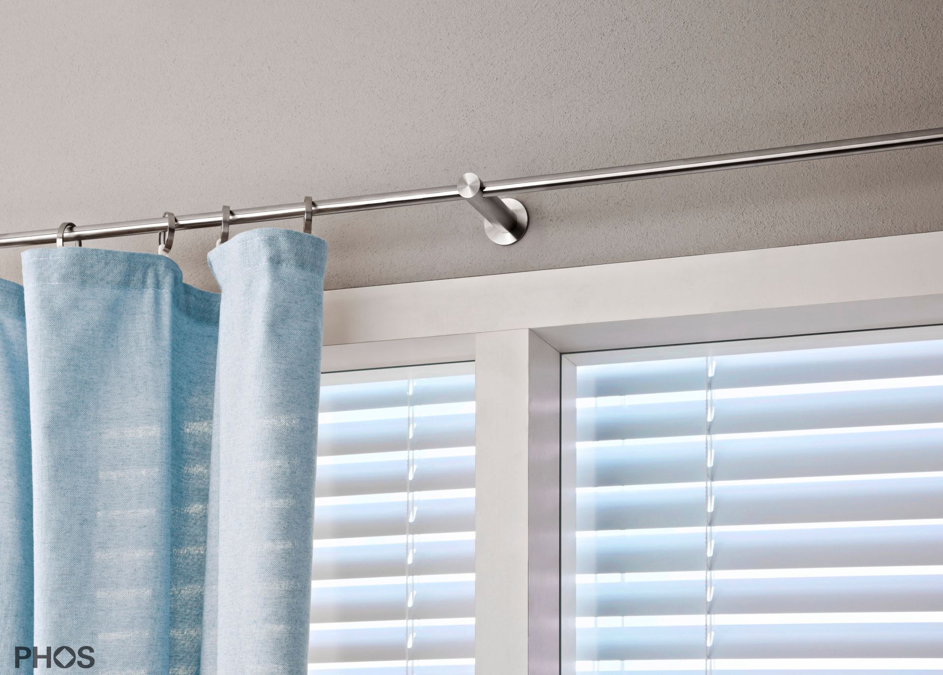 SHV20-100 Держатель стержня для стержня ø12 мм (среднее расстояние до стены) PHOS  - Вид №2