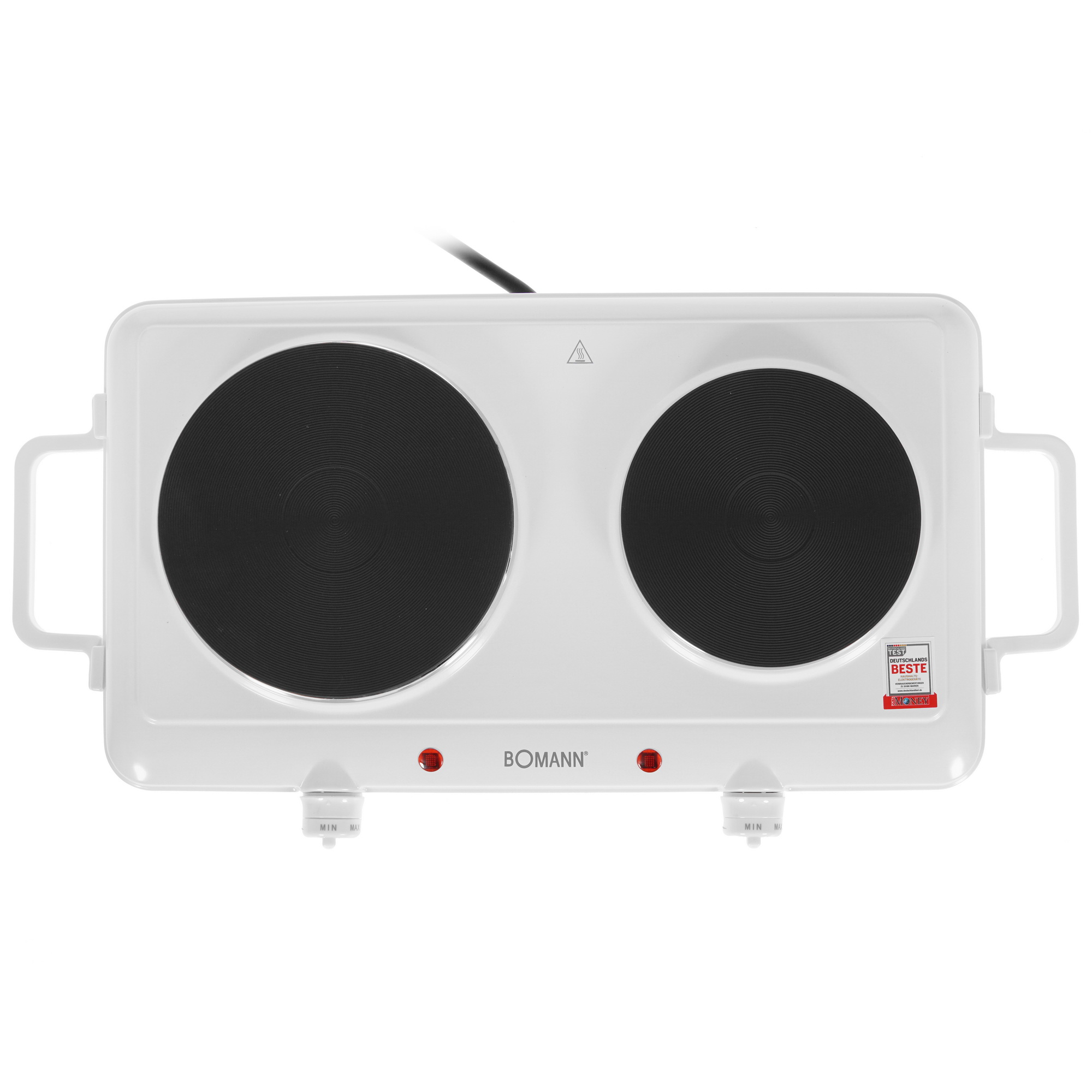 5327196 Плита компактная электрическая Bomann DKP 5028 CB белый STDN-0025002