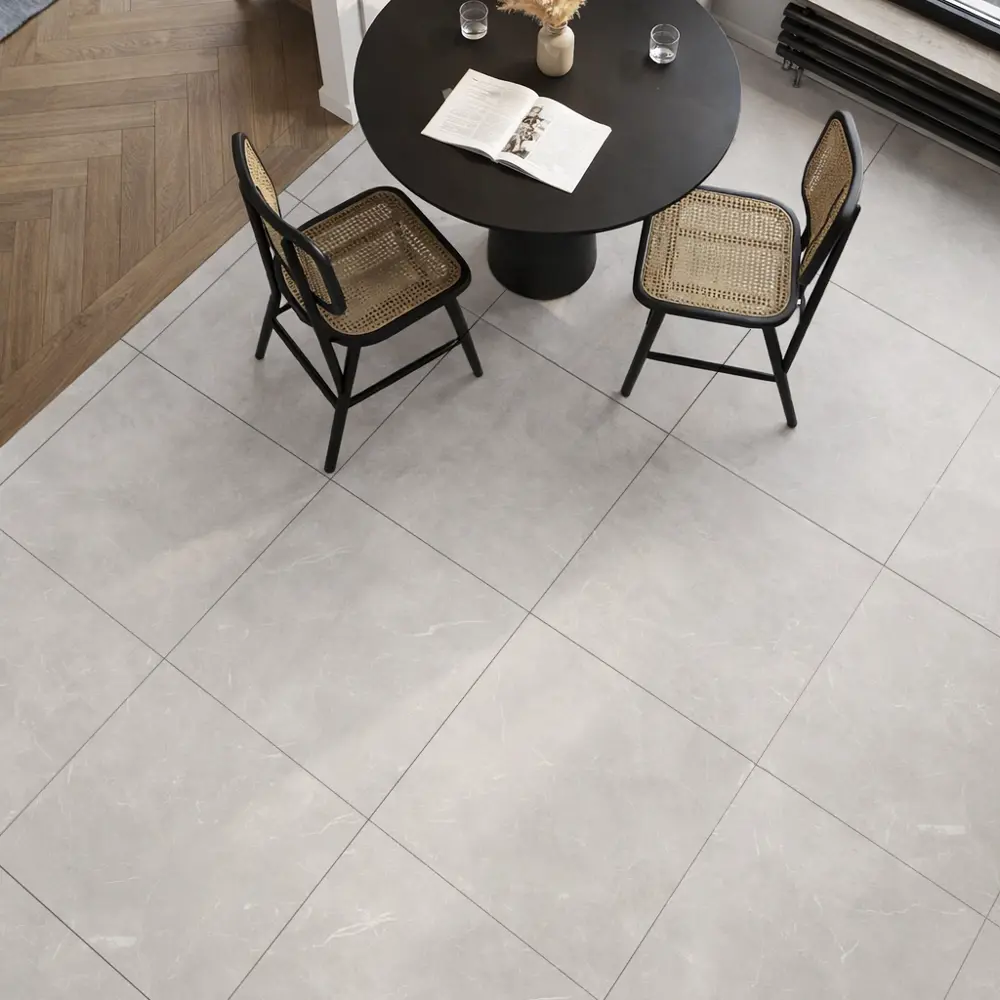 Глазурованный керамогранит Mystery White 60x60 см 1.44 м² матовый цвет серый Santreyd Eternal 2026 STLM-2068549