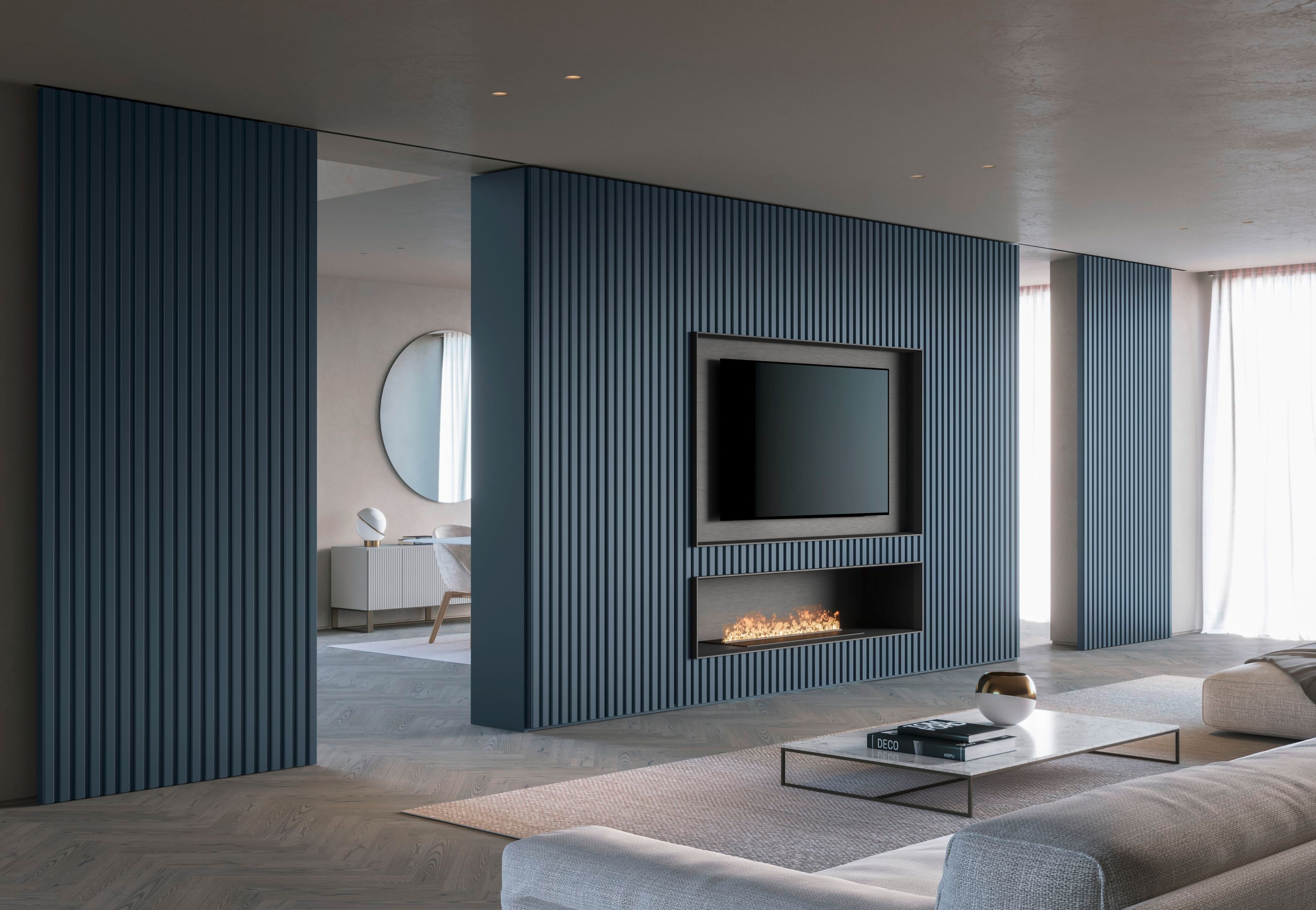 Деревянные раздвижные двери Olivieri мебельные двери ARCH-00009512 - Вид №2