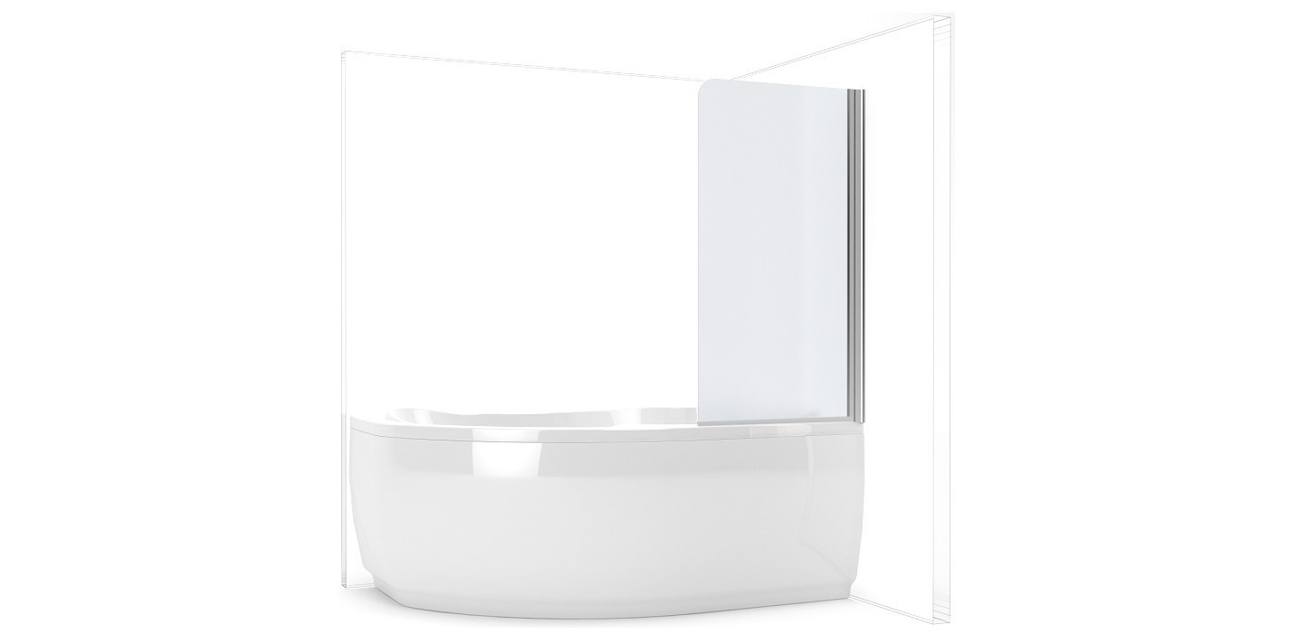 173657 Душевое ограждения на борт вынны Aquanet Россия AQ1 - Вид №1