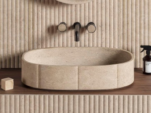 Овальная мраморная столешница