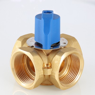 VT.MIX04.G.05 Четырехходовой смесительный клапан Valtec 3/4"  - Вид №3