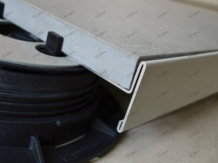 PROFILITEC Профиль периметра для наружных полов Bordertec Bsr