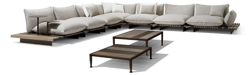 Giorgetti Модульный угловой садовый диван Apsara sun-id-1375759 - Вид №4
