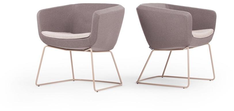 True Design Мягкое кресло-санки с подлокотниками Arca Aa 5095 - Вид №5