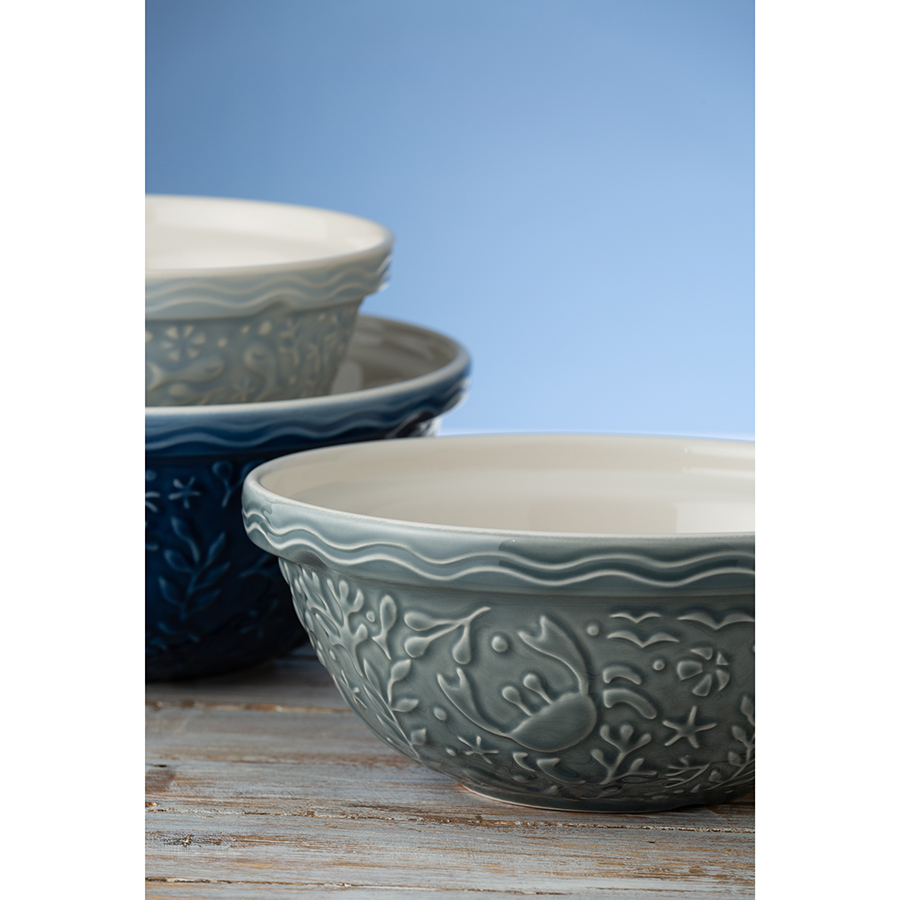 2002.153 Миска для смешивания nautical, D26 см, 2,7 л, серая Mason Cash  - Вид №1