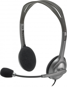 981-000271 Headset h110 (20-20000hz, mic, 2x3.5mm jack, 1.8m) Logitech