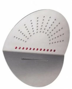 tender rain Настенная душевая лейка из нержавеющей стали с 2 струями и хромотерапией Petalo 0p 309 0