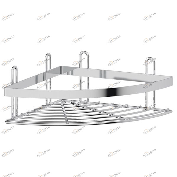 Полочка-решетка угловая для крепления на вакуумных присосках 29,2 cm Santreyd GHI 111