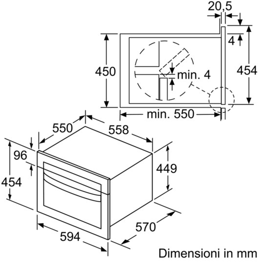 Siemens Комбинированная встраиваемая духовка Iq500 Cm485agb0  - Вид №6