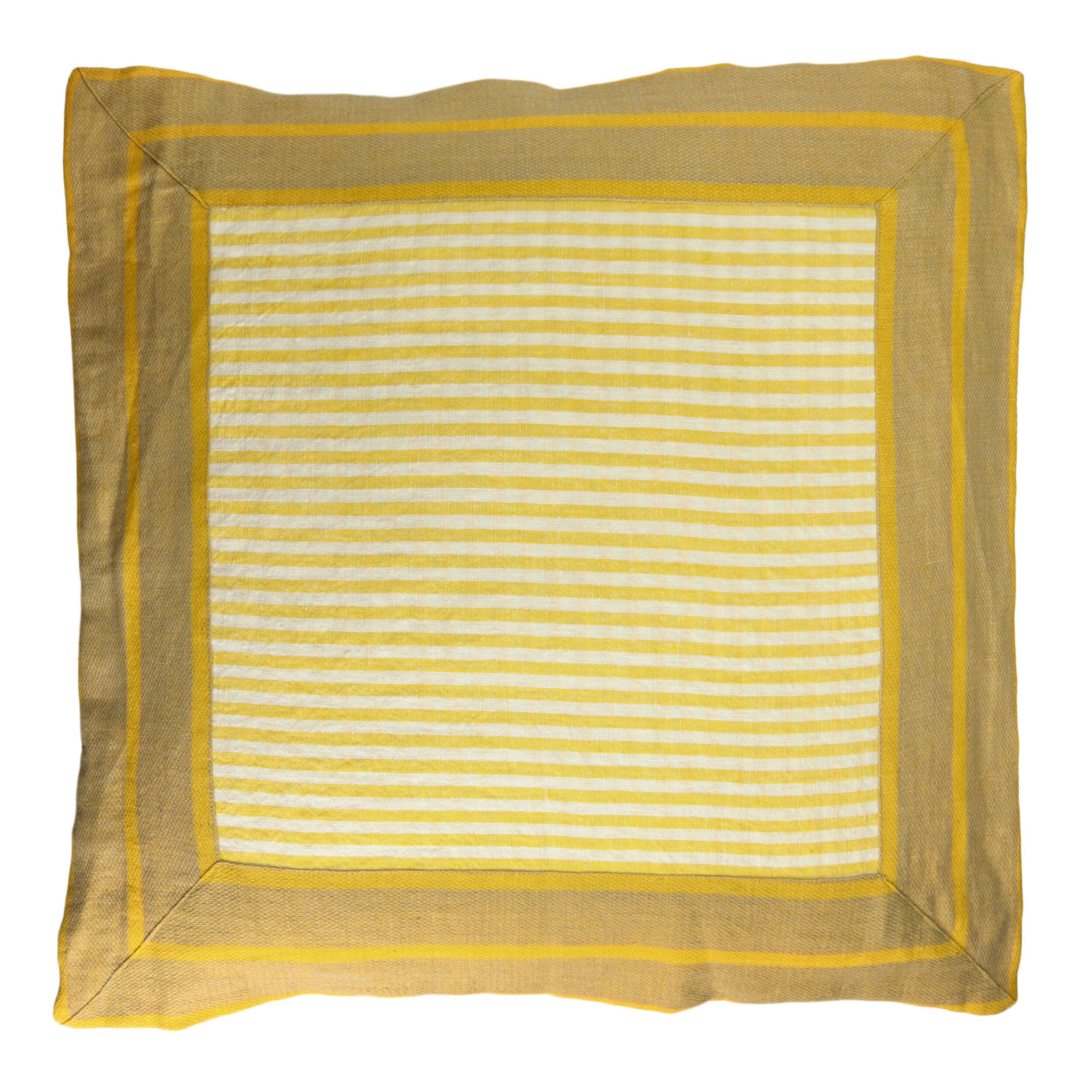 Квадратная льняная подушка POMAX Сен-Тропе ARCH-00102402 - Вид №6