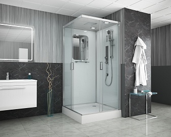 Душевая кабина NG-6002GQ (1000х1000х2100) Santreyd NG-6001-02GQ