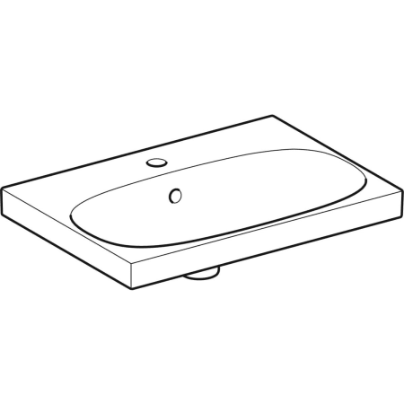 500.631.01.2 Раковина Geberit Acanto с укороченным вылетом Geberit  - Вид №1