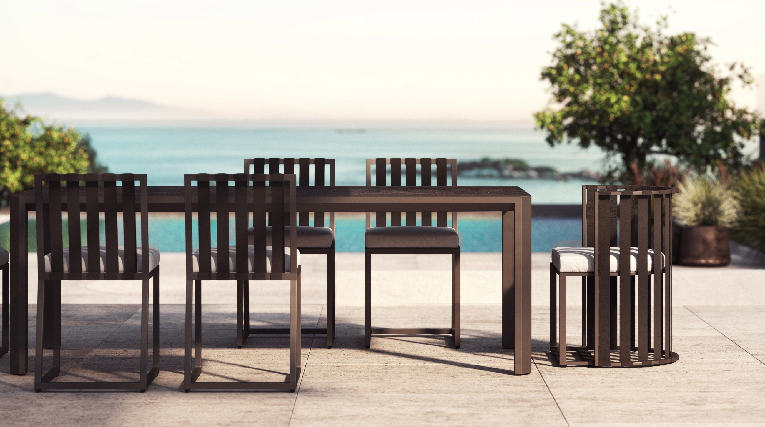 Выдвижной прямоугольный садовый стол Braid Metropolitan ARCH-00044443 - Вид №2