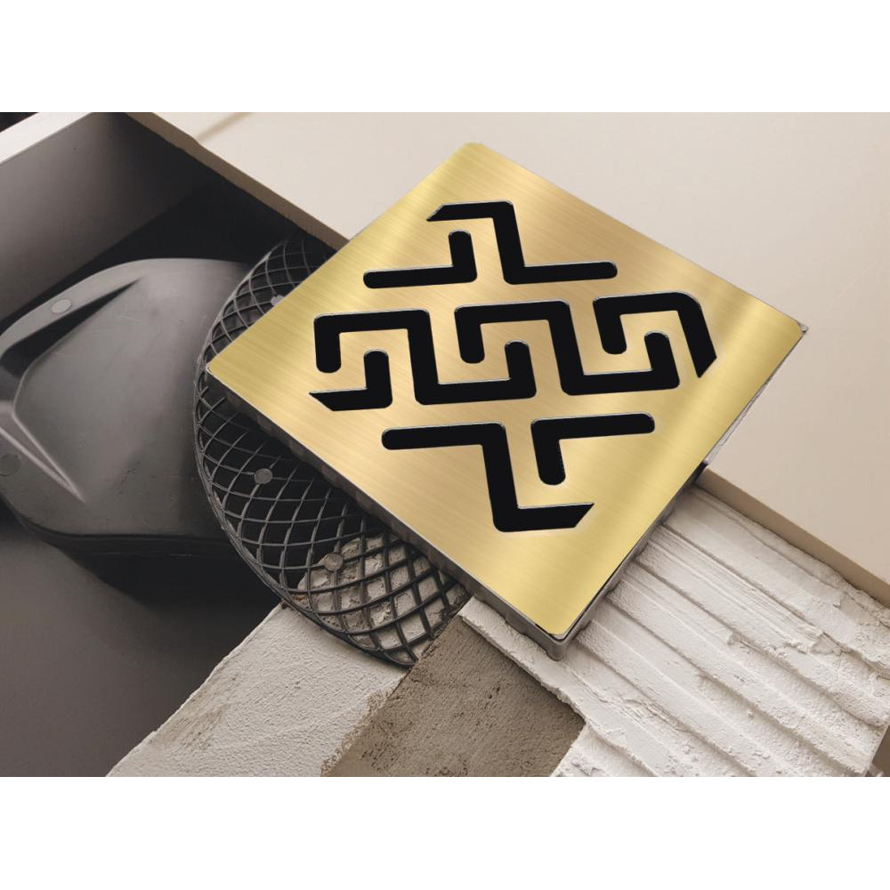 092161 Трап водосток PLATZ Antik 150х150  Berges PLATZ Antik  - Вид №2