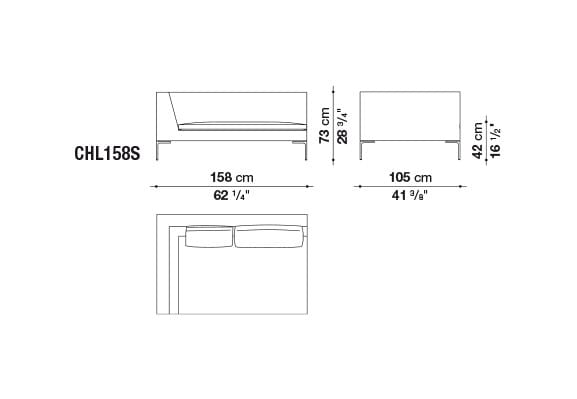 Секционный диван из ткани B&B Italia Charles Large ARCH-00101923 - Вид №10