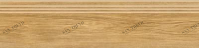 Ступень Граните Вуд Классик медовый лаппатированная 1200x300 Керамика Будущего sun-id-331945
