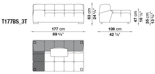 B&B Italia Модульный секционный диван Tufty time sun-id-1414316 - Вид №34