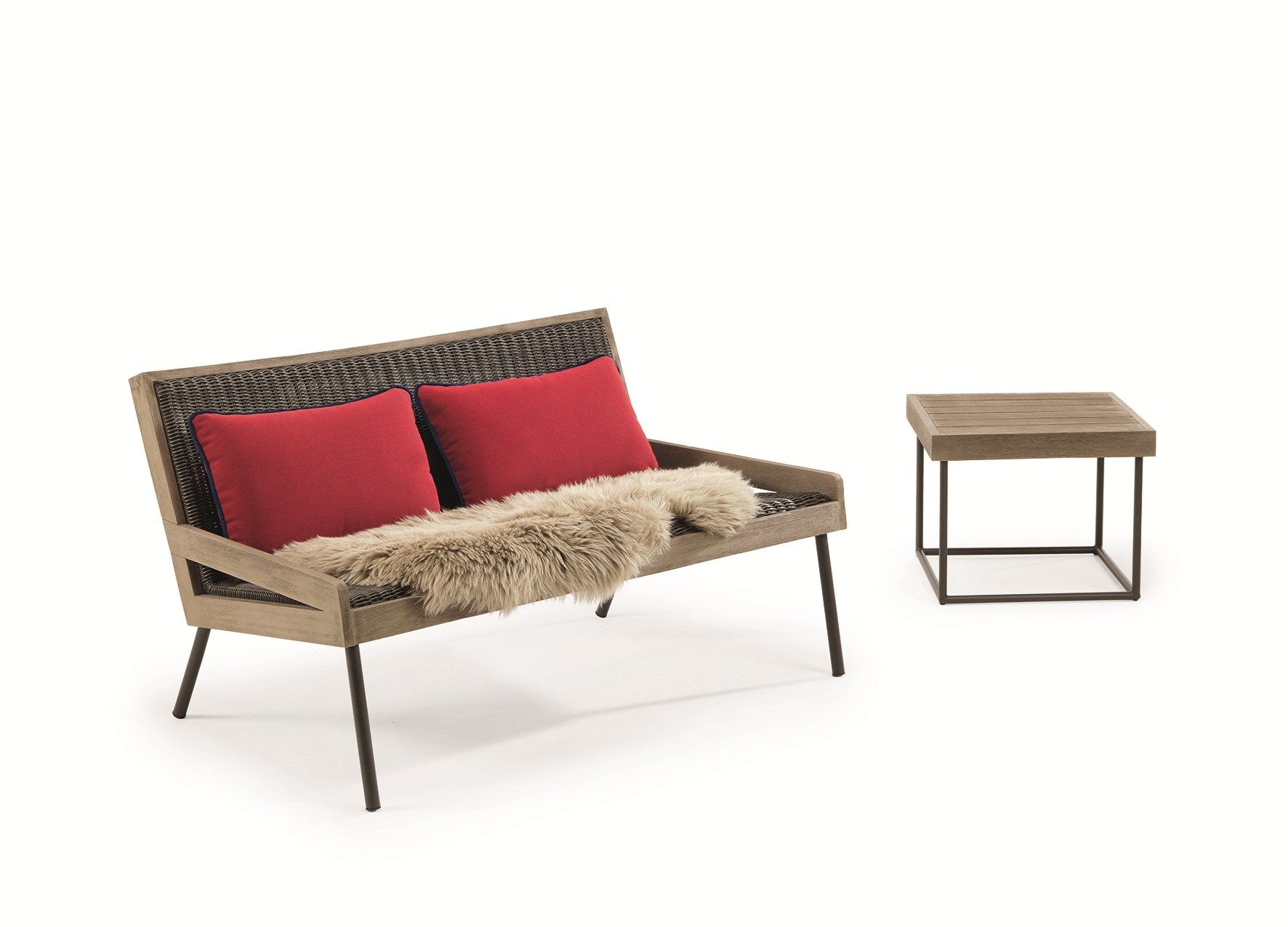 2-местный садовый диван Ethimo EtWick® открытый ARCH-00056922 - Вид №4