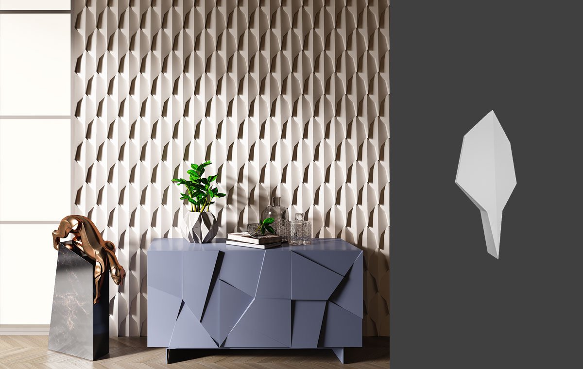 DRAGON SCALE - D 3D Панели LAB.Space DRAGON SCALE - D-1