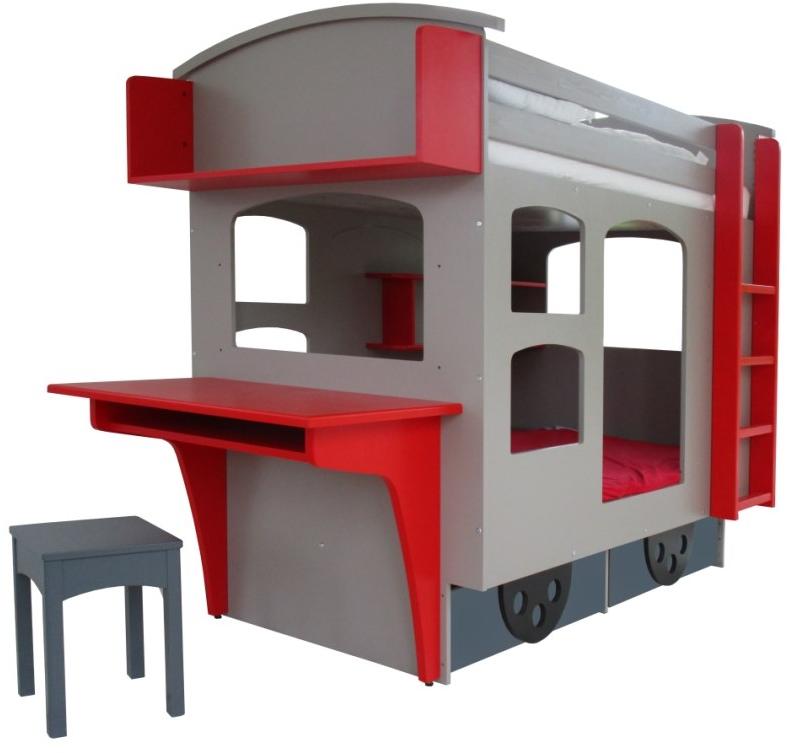 Mathy by Bols Деревянная двухъярусная кровать Lits creatifs 90f wag socle - Вид №2