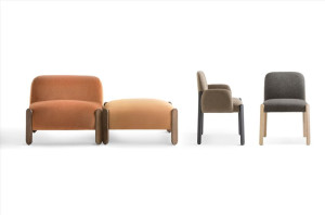 Мягкий стул из ясеня