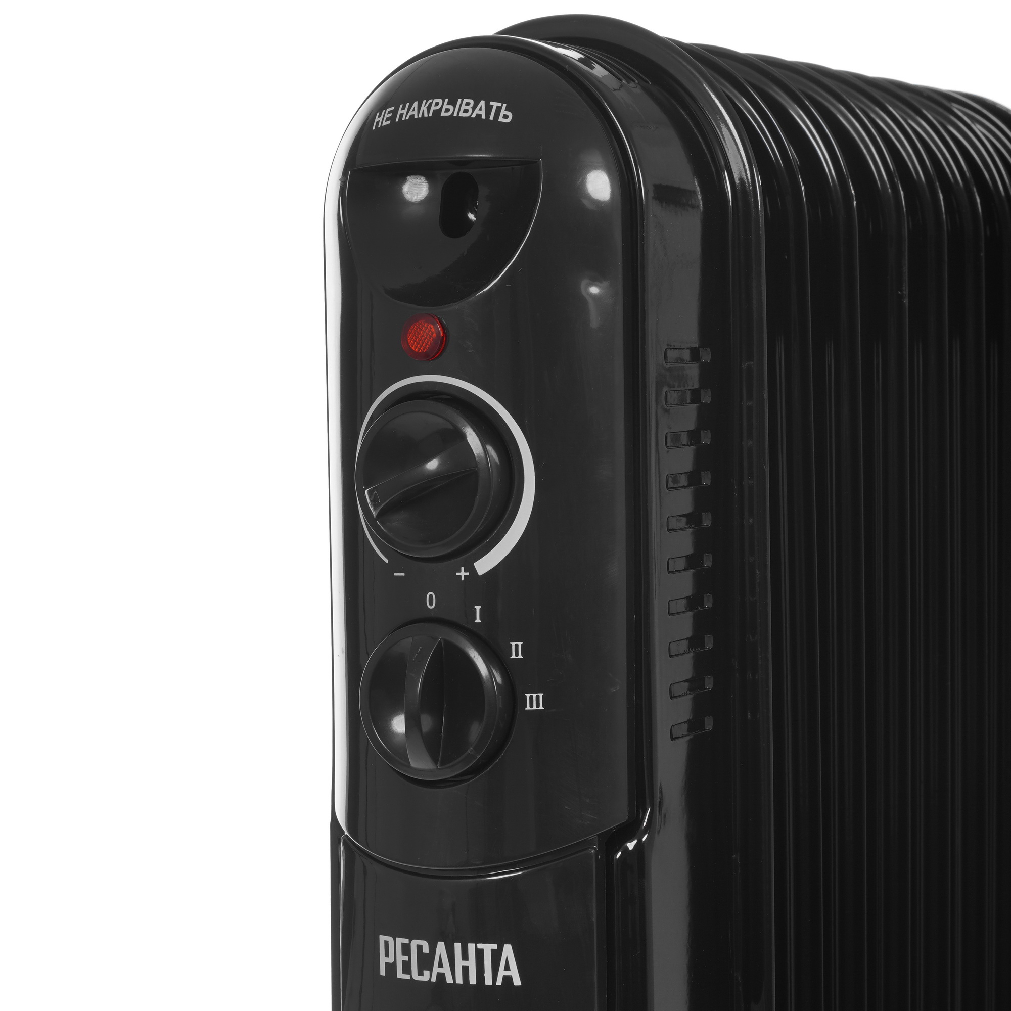 8194833 Масляный обогреватель Ресанта ОМПТ-9НЧ черный STDN-0012982 - Вид №3