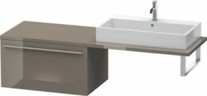 XL543408989 X-Large Шкафчик для консоли Фланелево-серый глянцевый лак