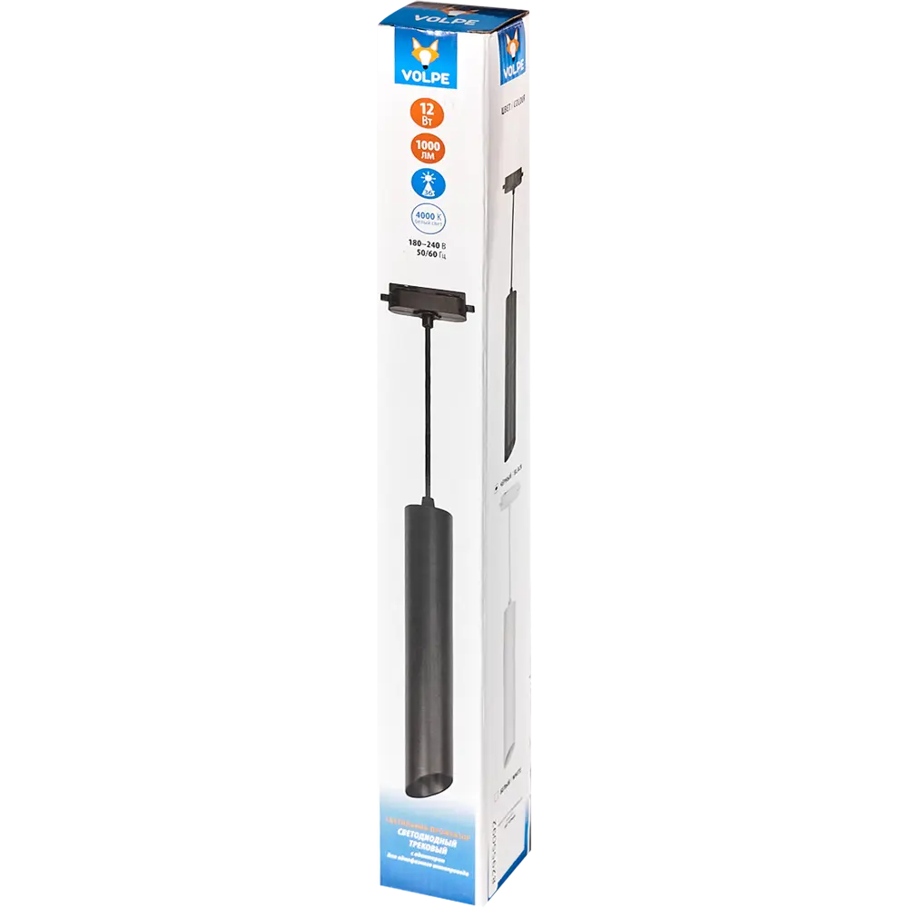 Трековый светильник светодиодный Volpe ULB-Q311 12 Вт 2 м² цвет черный 82955092 STLM-2087713  - Вид №4