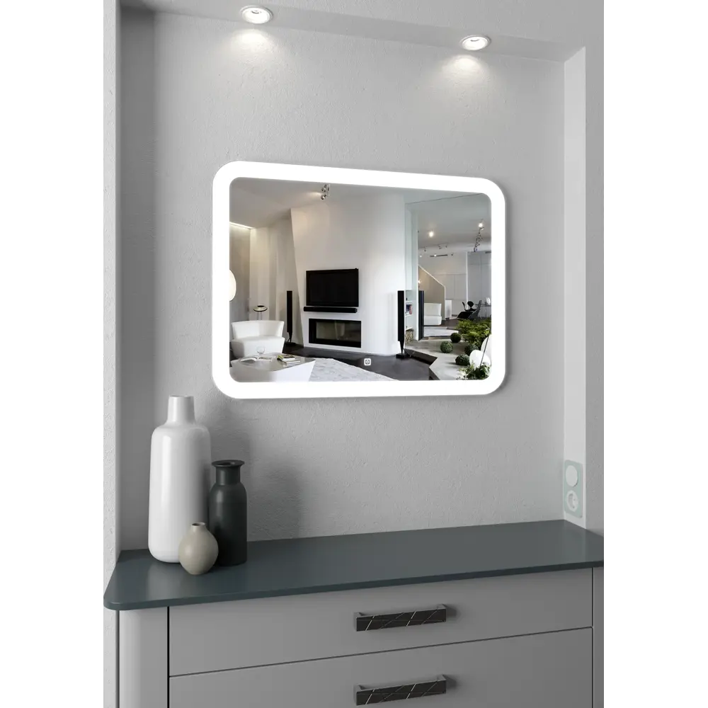 Зеркало Santreyd Luxury с LED-подсветкой и сенсорным управлением 18643901 STLM-0011847 - Вид №13