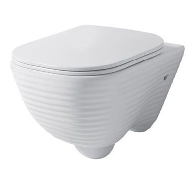 LO005RIM56 Подвесной унитаз настенный Серый Disegno Ceramica Loom Италия