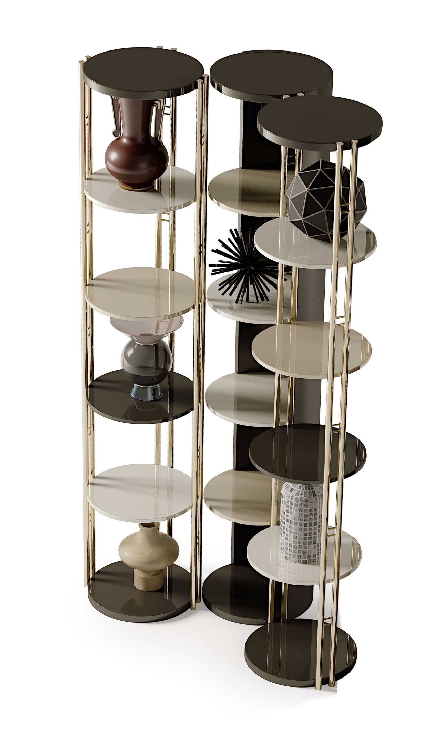 Деревянный отдельно стоящий модульный книжный шкаф Bizzotto Italia Atmosphera ARCH-00131923 - Вид №3