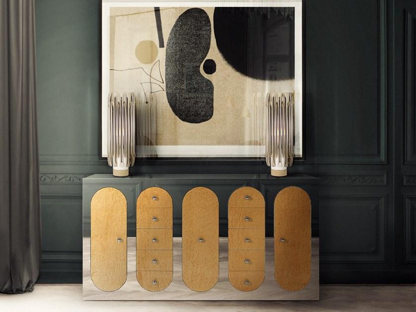 Essential Home Прямоугольная консоль из нержавеющей стали с ящиками sun-id-1351023 - Вид №3