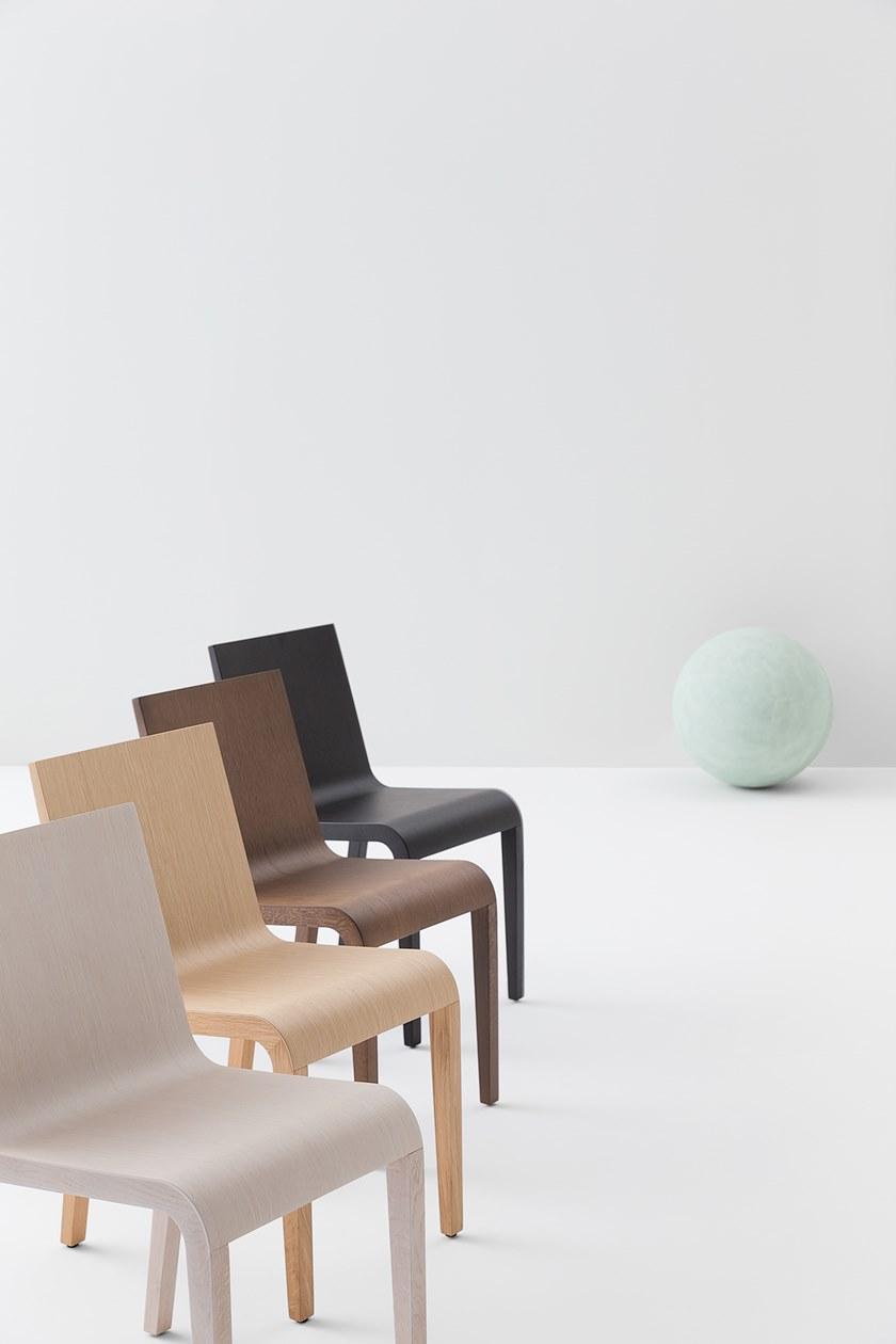 Billiani Стул из дуба Foglia 428 - Вид №2