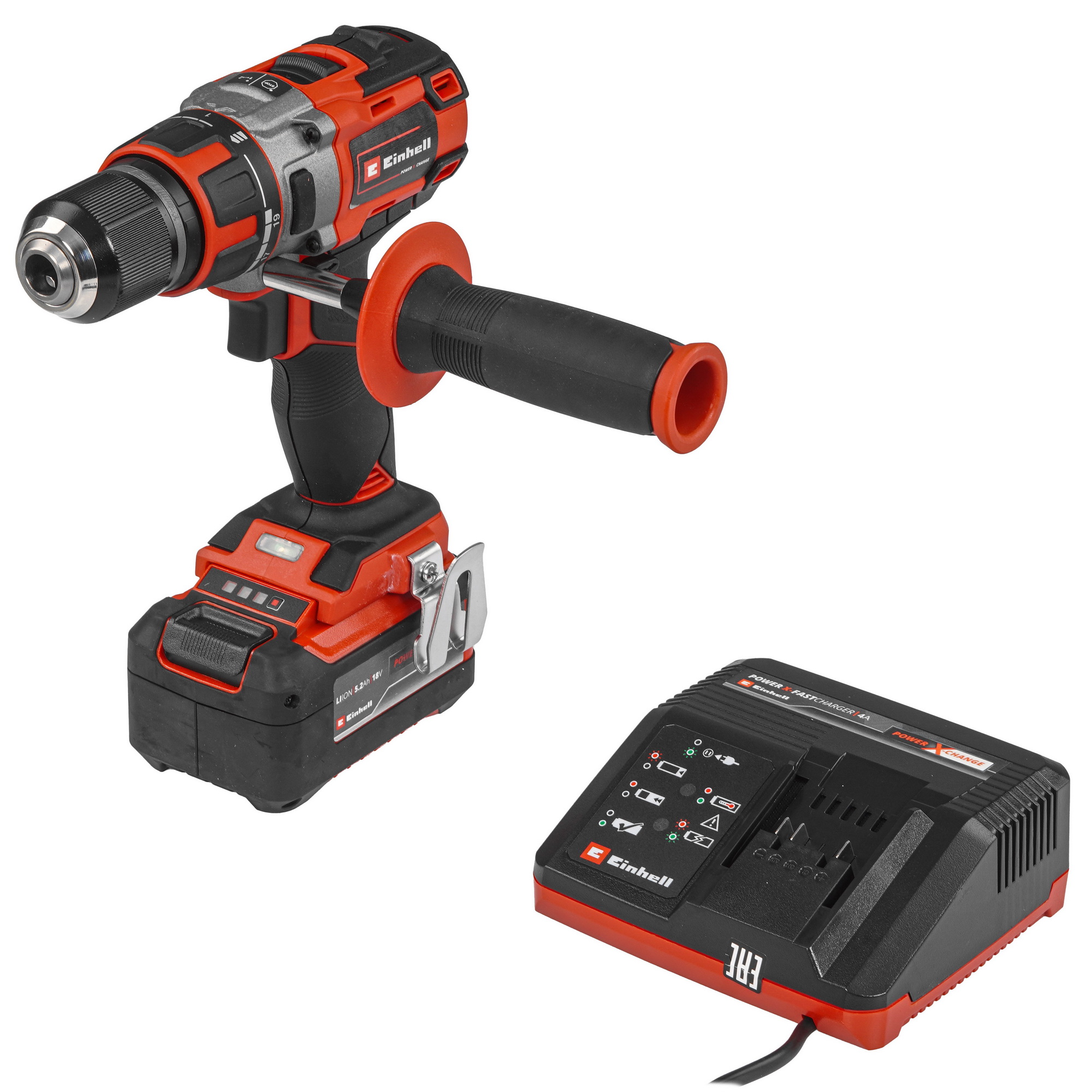 Дрель-шуруповерт Einhell PXC TP-CD 18/80 Li BL Power X Change 18V 9148343 STDN-0051171 - Вид №1