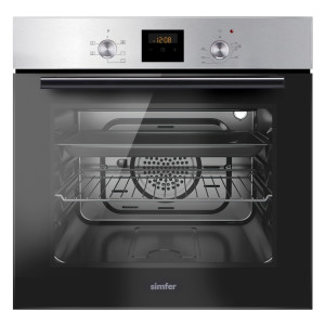 9125100 Электрический духовой шкаф Simfer B6EM56014 серебристый