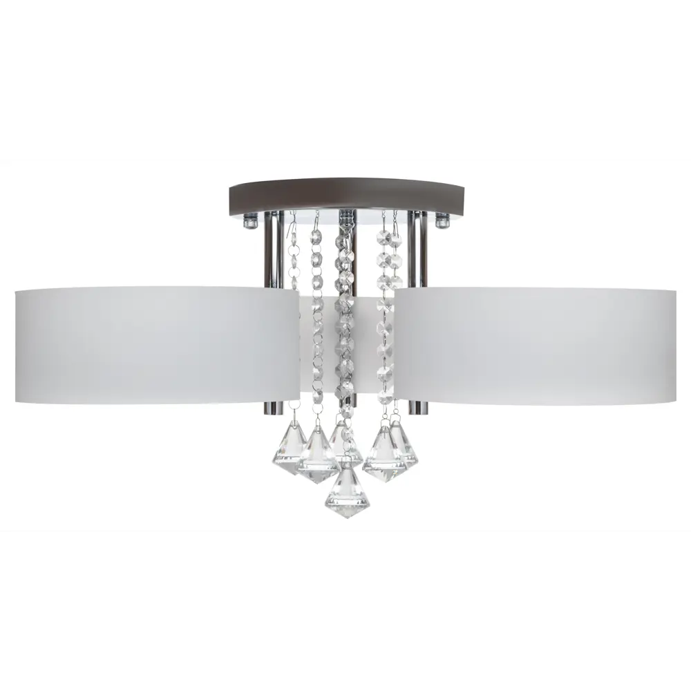 Люстра потолочная Lamplandia Lima 3017-3, 3 лампы, 12 м², цвет белый STLM-2138237 - Вид №2