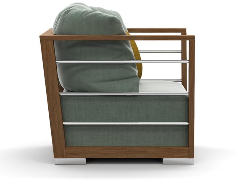 Atmosphera Садовый диван со съемным чехлом из тика и ткани Embrace Em.dv - Вид №2