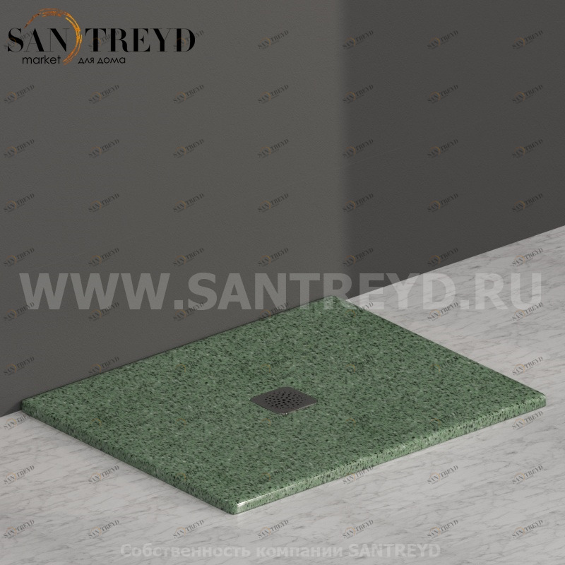 DT100GV Душевой поддон 100x80 керамический Globo Ceramica Globo DOCCIATRE