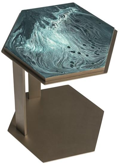 Shake Приставной столик шестиугольной формы из металла sun-id-1355321 - Вид №1